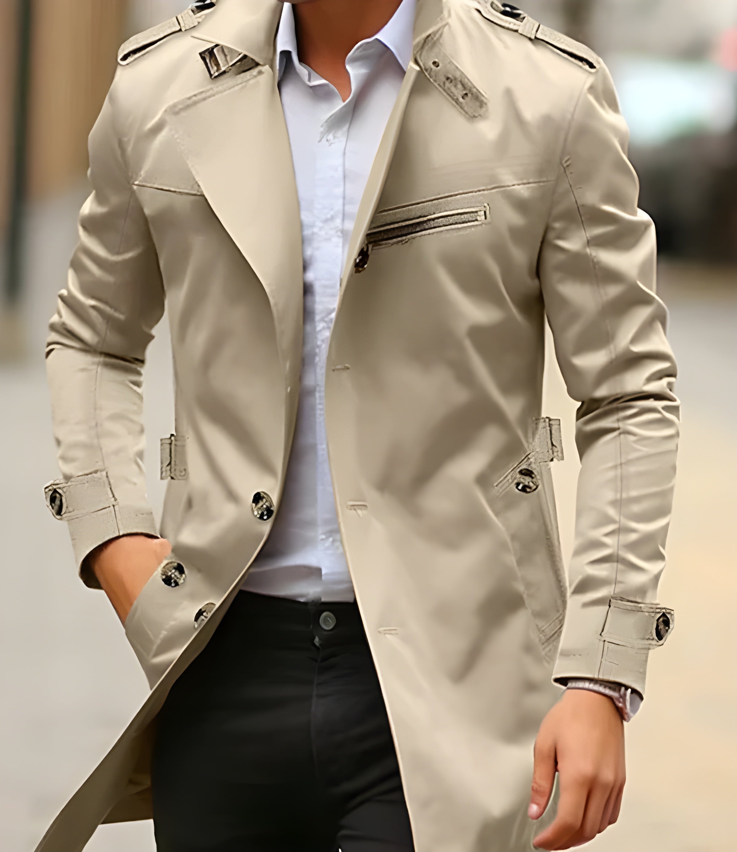 Philip™ - Płaszcz męski - Elegancki i idealny na każdą okazję