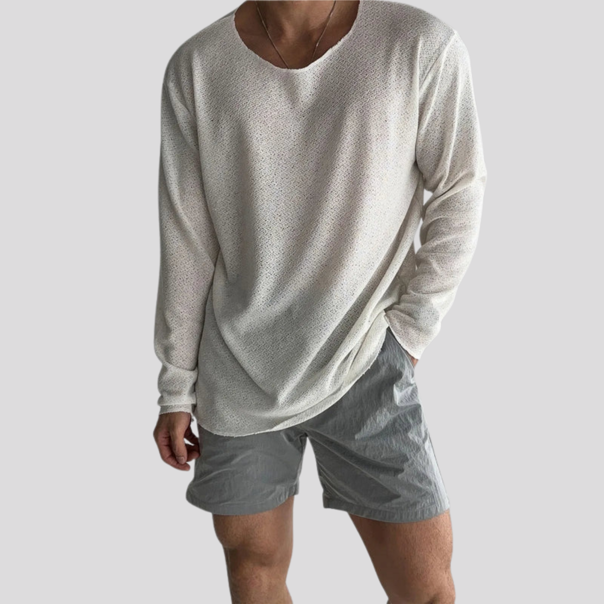 T-shirt z dzianiny CloudComfort