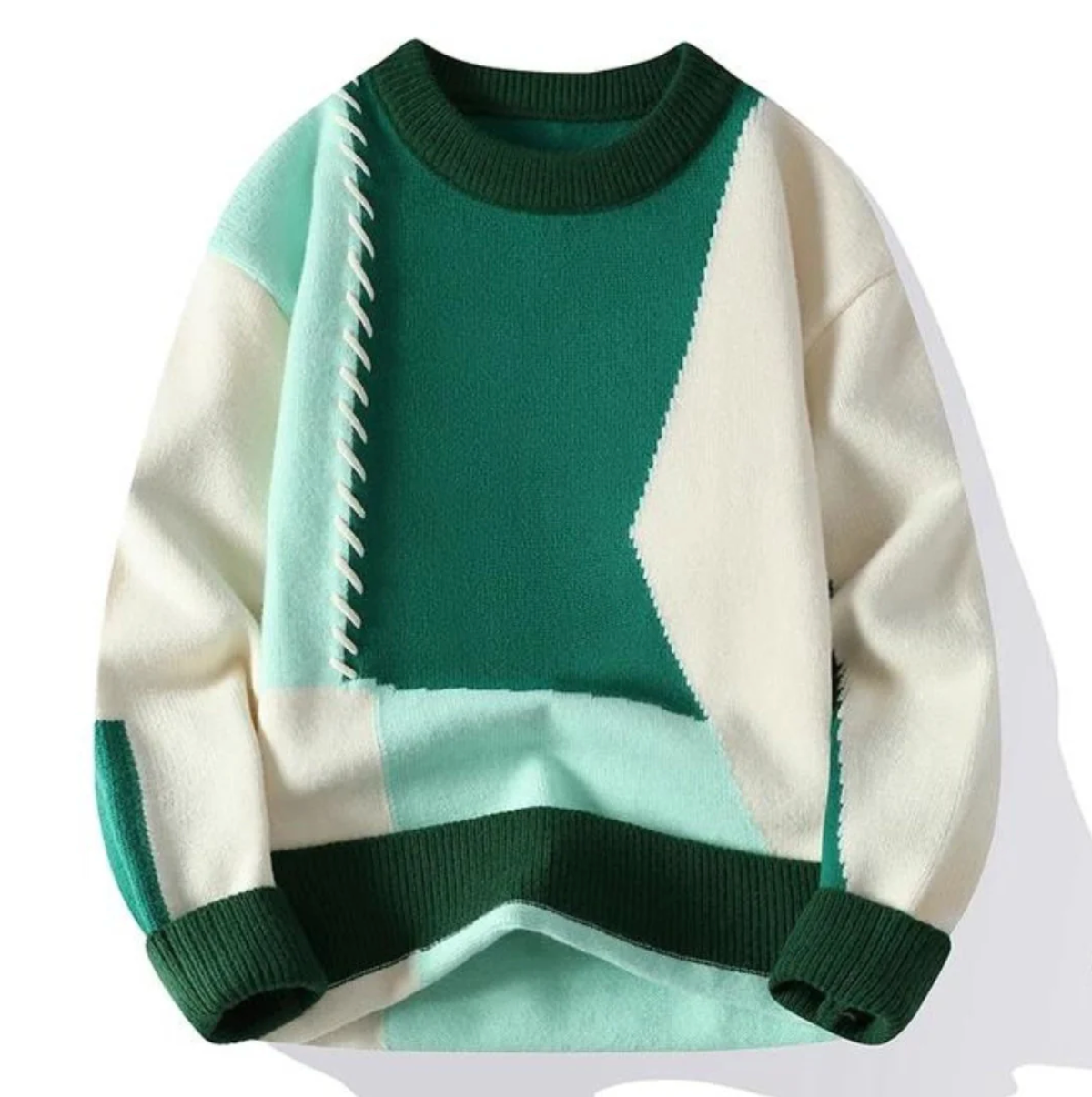 Mathieu™ | Sweter patchwork